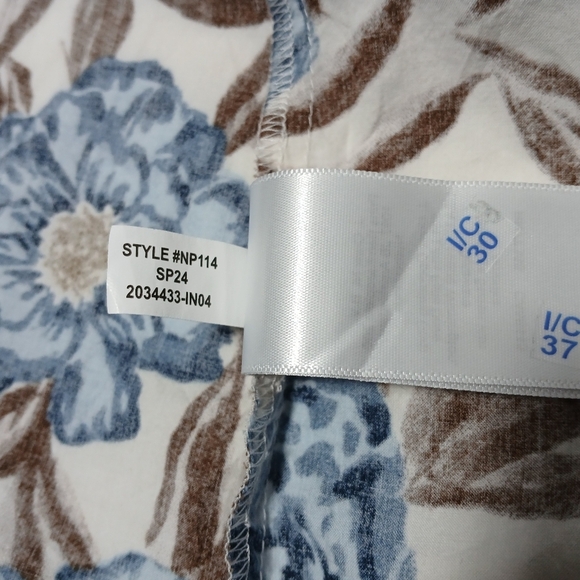 Madewell Sleeveless V Neck Midi Dress In Floral. Size 4 - Picture 11 of 12